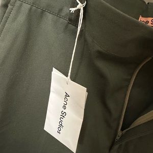 Acne Studio Dark Green Casual Trousers for Men Size 48(US 32)